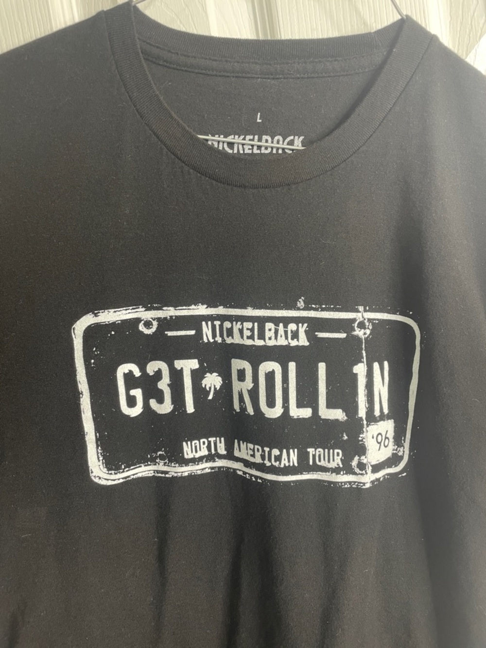 Nickelback Black Band T-Shirt Size Large